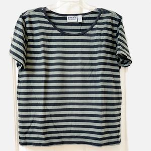 CHICO'S Design Vintage Striped Top Size Medium